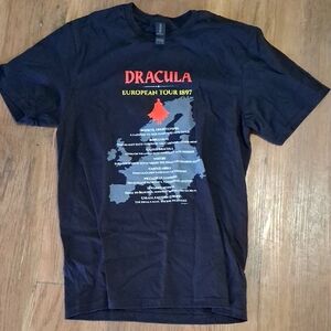 Dracula European Tour 1897 Black T-Shirt